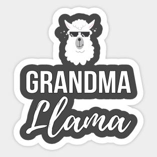 Grandma Llama Sticker